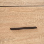 Ντουλάπα Εισόδου Solo 55x34x197 Sonoma Wenge και MDF Καμπυλωτό τελείωμα στις πόρτες TO-SOLOHALLC