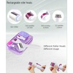 Σετ 6 σε 1 Derma Roller ICE με βελόνες τιτανίου 0.5-2mm