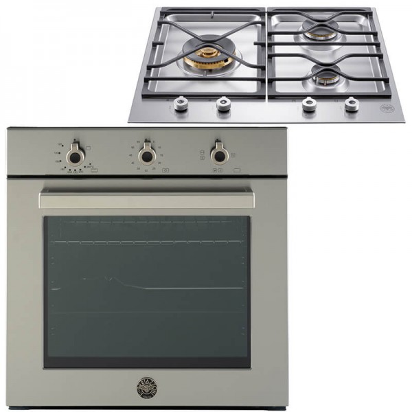 Bertazzoni Σετ F60 5 PRO G K X Φούρνος + PM60 3 0 X Εστία