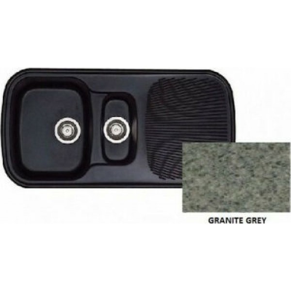 Sanitec Premium 301 (97x50cm) - Granite Grey