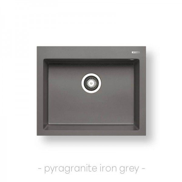 PYRAMIS ΝΕΡΟΧΥΤΗΣ PYRAGRANITE ISTROS 61Χ50  1B IRON GREY