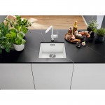 Blanco Subline 400-U Volcano grey 43x46 Γρανιτένιος Νεροχύτης Υποένθετος