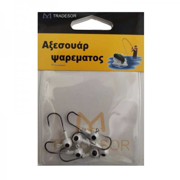 Μολυβοκεφαλές με αγκίστρι - 2gr - 6pcs - 30183