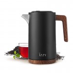 Izzy IZ-3016 Wooden Black Βραστήρας Μαύρος 1,7 lt 2200W