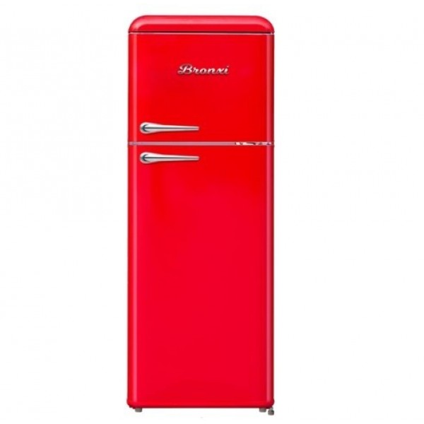 Ρετρό Δίπορτο Ψυγείο Bronxi BX-1790 RD Red