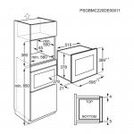 AEG MSB2547D-M 6000 Φούρνος Μικροκυμάτων Εντοιχιζόμενος