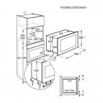 AEG MSB2057D-B 6000 Φούρνος Μικροκυμάτων Εντοιχιζόμενος