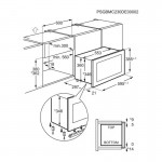 AEG MSB2057D-B 6000 Φούρνος Μικροκυμάτων Εντοιχιζόμενος