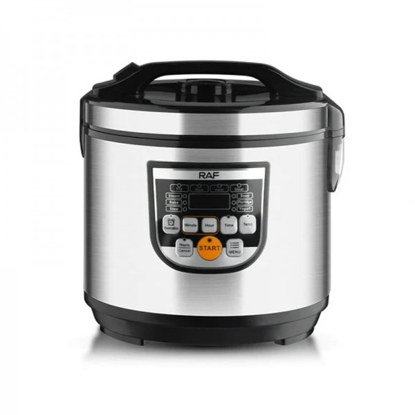 Ηλεκτρικός Πολυμάγειρας Rice Cooker 5L 900W με Αντικολλητικό Μπολ και 10 Προγράμματα RAF  R.178