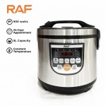 Ηλεκτρικός Πολυμάγειρας Rice Cooker 5L 900W με Αντικολλητικό Μπολ και 10 Προγράμματα RAF  R.178