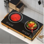 RAF Επιτραπέζια Εστία Κεραμική Διπλή 4800W R.8088 – Infrared Cooker R.8088