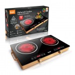 RAF Επιτραπέζια Εστία Κεραμική Διπλή 4800W R.8088 – Infrared Cooker R.8088