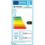 Pyramis PO78104040EBLM Φούρνος Ατμού άνω Πάγκου 78lt Μαύρος Ματ (034070601)