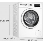 Bosch WAN28208II  Πλυντήριο Ρούχων με ατμό 8kg, 1400 στροφές, Α