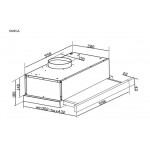 Davoline Omega Plus GR-IX Συρόμενος Απορροφητήρας με Inverter Μοτέρ