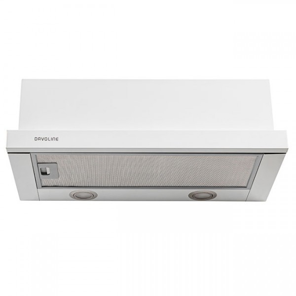 Davoline Omega Plus White Συρόμενος Απορροφητήρας 60 cm με inverter μοτέρ Λευκός