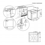 Zanussi ZOHEF2X Φούρνος Convection με Aqua Clean Εμαγιέ Καθαρισμό