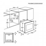 Zanussi ZMSN5SX 20 Φούρνος Μικροκυμάτων Εντοιχιζόμενος