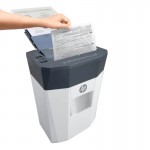 HP OneShred Auto 80CC – 2817 Λευκός/Γκρι καταστροφέας εγγράφων και καρτών Cross Cut P4 – 8 Manual/80