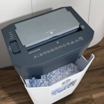 HP OneShred Auto 80CC – 2817 Λευκός/Γκρι καταστροφέας εγγράφων και καρτών Cross Cut P4 – 8 Manual/80