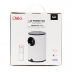 Osio OPRO-4010 Γκρι/Μαύρος Projector με λάμπα LED 1280*720p, 40-200″ με Βluetooth, USB, HDMI, Wifi