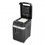 HP Pro Shredder Auto 200CC – 2820 Μαύρος καταστροφέας εγγράφων με συνδετήρες και καρτών Cross Cut P4