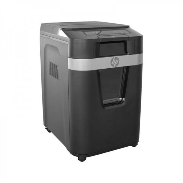 HP Pro Shredder Auto 200MC – 2821 Μαύρος καταστροφέας εγγράφων με συνδετήρες και καρτών Micro Cut P5