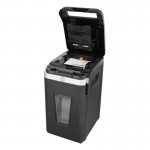 HP Pro Shredder Auto 400CC – 2822 Μαύρος καταστροφέας εγγράφων με συνδετήρες και καρτών Cross Cut P4