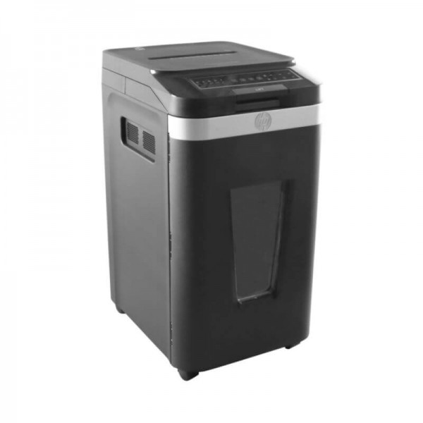 HP Pro Shredder Auto 400MC – 2823 Μαύρος καταστροφέας εγγράφων με συνδετήρες και καρτών Micro Cut P5