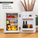 First Austria FA-5172-3-GL Ανοιχτό πράσινο ρετρό mini bar R600, 22dB – μικτά 40L