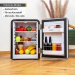 First Austria FA-5172-3-BA Μαύρο ρετρό mini bar R600, 22dB – μικτά 40L