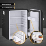 First Austria FA-5172-3-BA Μαύρο ρετρό mini bar R600, 22dB – μικτά 40L