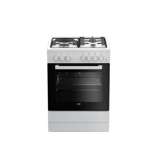 Beko FSE 63110 DW Μικτή Κουζίνα 6 λειτουργιών Λευκή