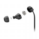 Motorola Earbuds 3C-S Mαύρα In ear ακουστικά ψείρες handsfree με καλώδιο 1.2μ.