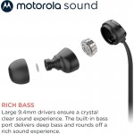 Motorola Earbuds 3C-S Mαύρα In ear ακουστικά ψείρες handsfree με καλώδιο 1.2μ.