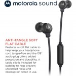 Motorola Earbuds 3C-S Mαύρα In ear ακουστικά ψείρες handsfree με καλώδιο 1.2μ.