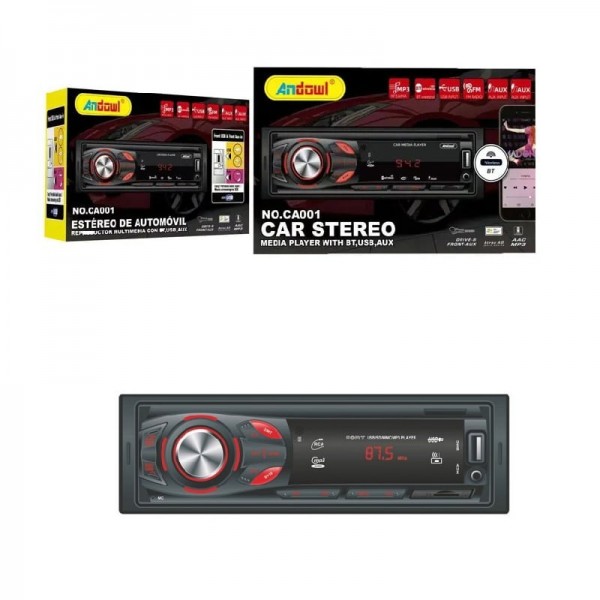 Andowl MP3 player αυτοκινήτου με είσοδο USB/SD/AUX CA001