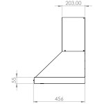 Silifo XF-6618 Απορροφητήρας Τζάκι 90m