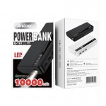 Andowl Q-T67 Power Bank 10000mAh 1xMicroUSB & 3xUSB Ροζ