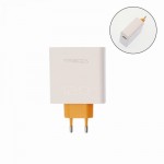 Treqa Φορτιστής και Καλώδιο USB-C 120W Λευκός CH-646