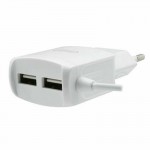 Tranyoo Φορτιστής με Ενσωματωμένο Καλώδιο USB-C & με 2 Θύρες USB-A Λευκός V20