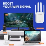 Andowl WiFi Extender Single Band (2.4GHz) 300Mbps Q-T84