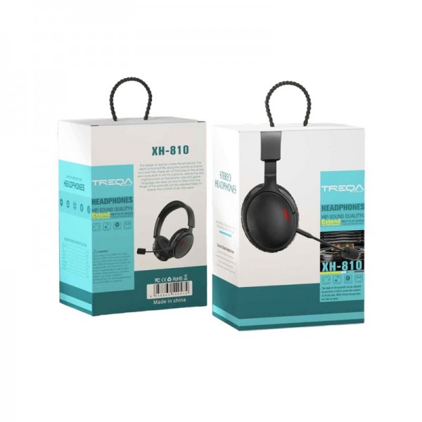 Treqa XH-810 Over Ear Gaming Headset με σύνδεση 3.5mm