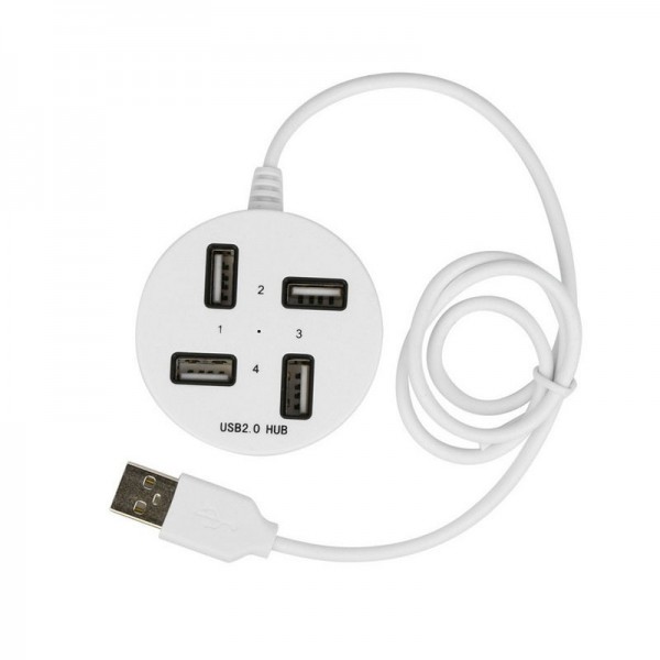 Andowl Αντάπτορας HUB Q-HU811 4 Θύρες USB 2.0 Λευκό