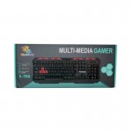 Yelandar Gaming Πληκτρολόγιο K-760 με RGB φωτισμό (Αγγλικό US)