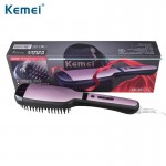 Kemei KM-HC111 Ηλεκτρική ισιωτική βούρτσα με ατμό