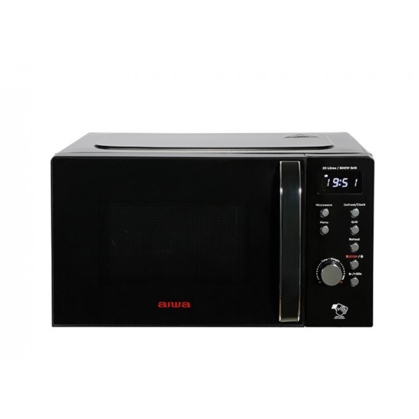 Aiwa AMW-202DG/BK Φούρνος Μικροκυμάτων με γκριλ 20lt μαύρος