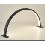 Led φωτιστικό Half Moon 72x37cm- LED Arc Lamp Μαύρο