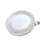 LED περιστρεφόμενο φωτιστικό οροφής 24W Φ230 6500Κ Ψυχρό φως Ε27