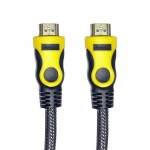 Andowl HDMI 2.0 Braided Cable HDMI male – HDMI male 3m Μαύρο QHD30